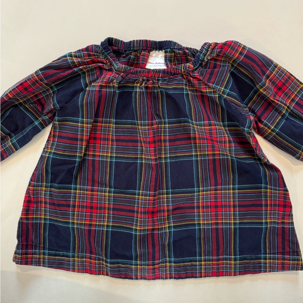 Hanna Andersson Holiday Top, 12-18 mo